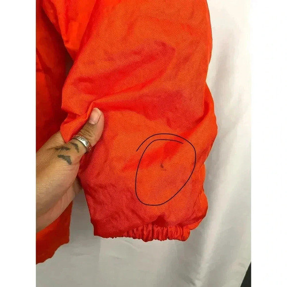 VTG Bright Orange Buckeye Rescue Medical Tech Jacket 44L 45 Made in USA Pla-Jac - Picture 6 of 14
